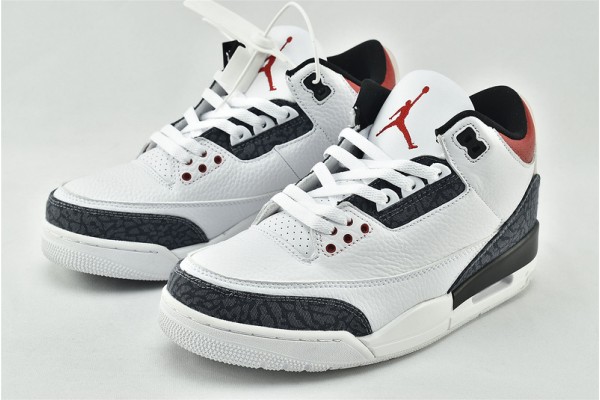 Nike Air Jordan 3 SE Denim Fire Red CZ6431 100 Womens And Mens Shoes